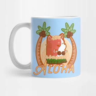 Aloha Corgi Mug